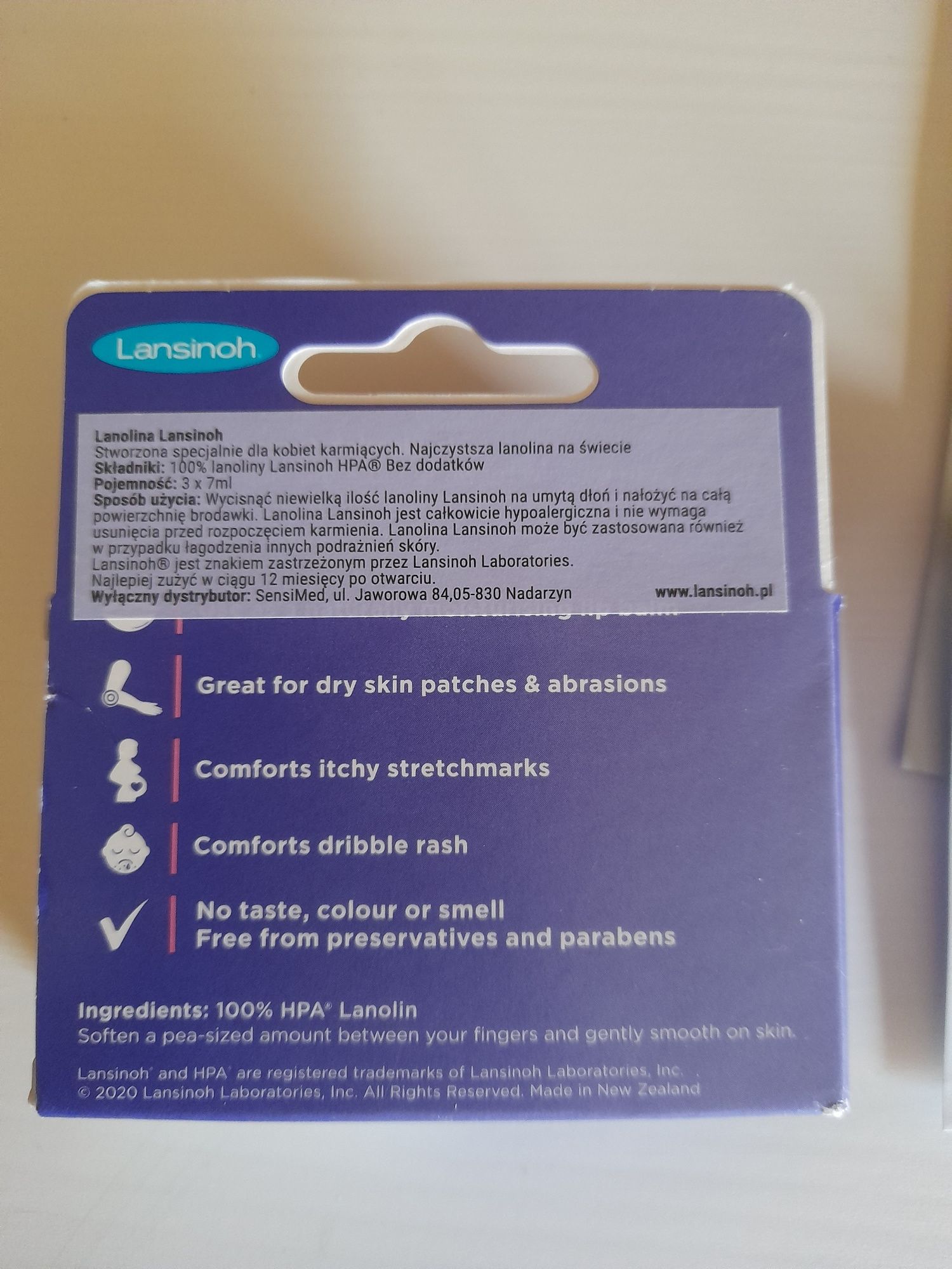 Maść pielęgnacja brodawek Lansinoh 21 ml + gratisy