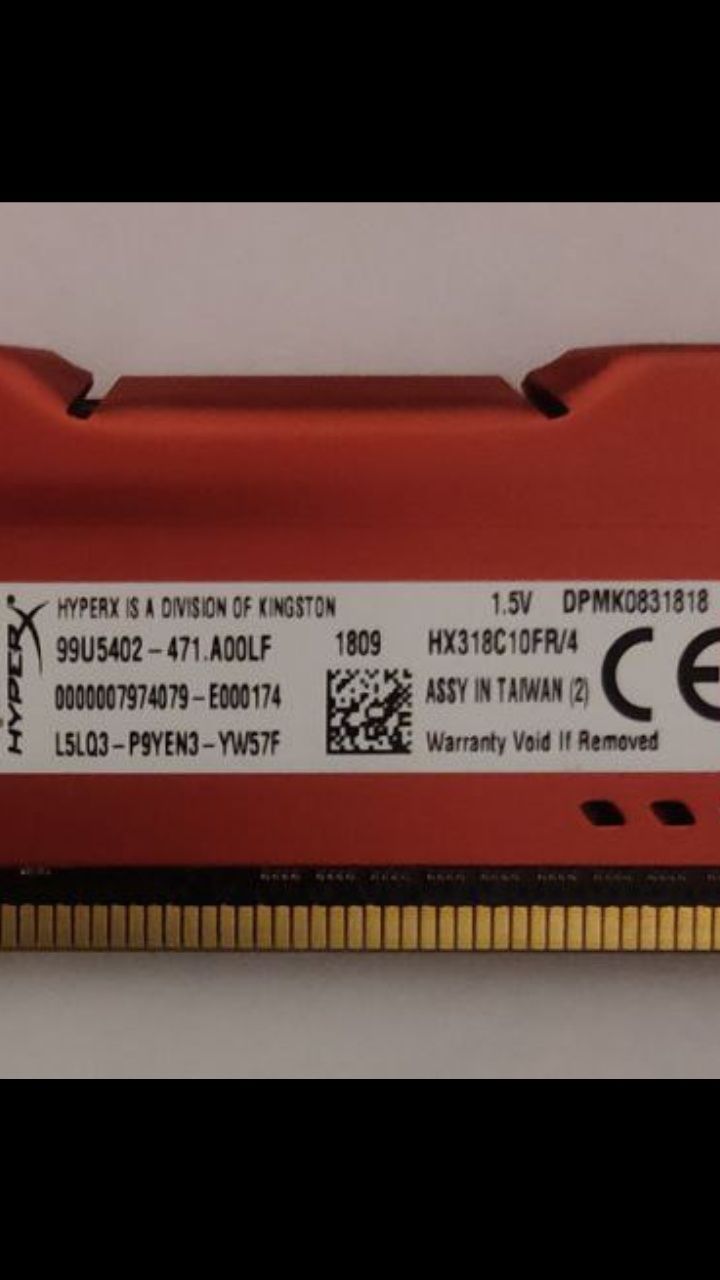 Ігрова оперативна память 4gb ddr3 1600