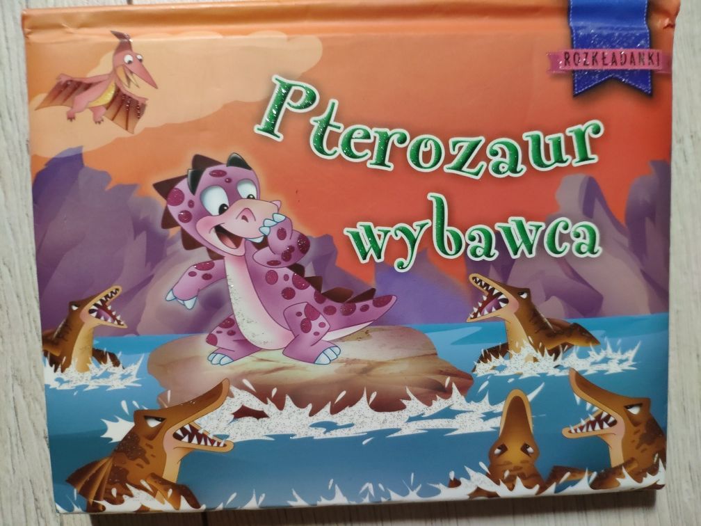 Książka rozkładania Dinozaur