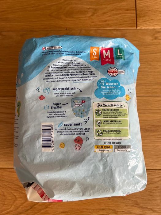 Pieluchy pantsy do pływania nowe