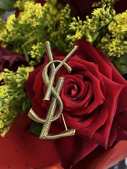 Broszka Saint Laurent YSL oryginalna
