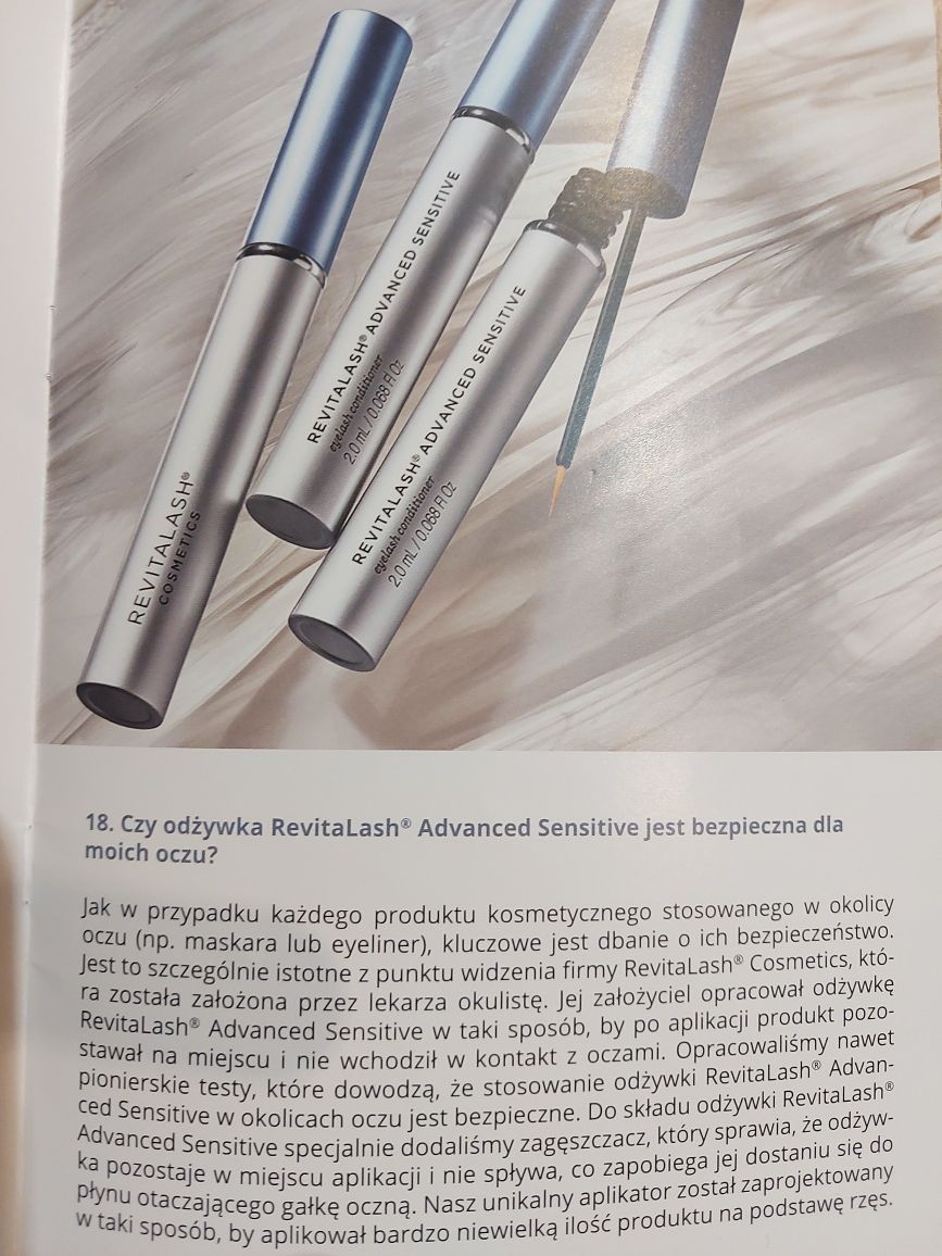 Odżywka do rzęs Revitalash Sensitive