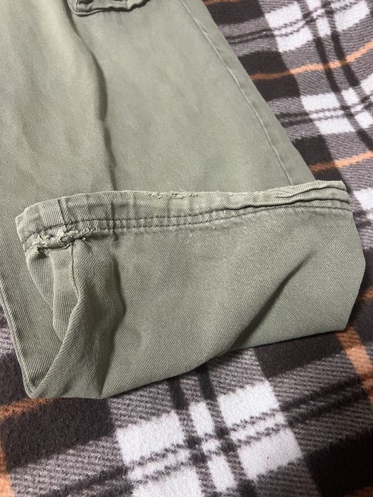 штаны карго, болотного цвета