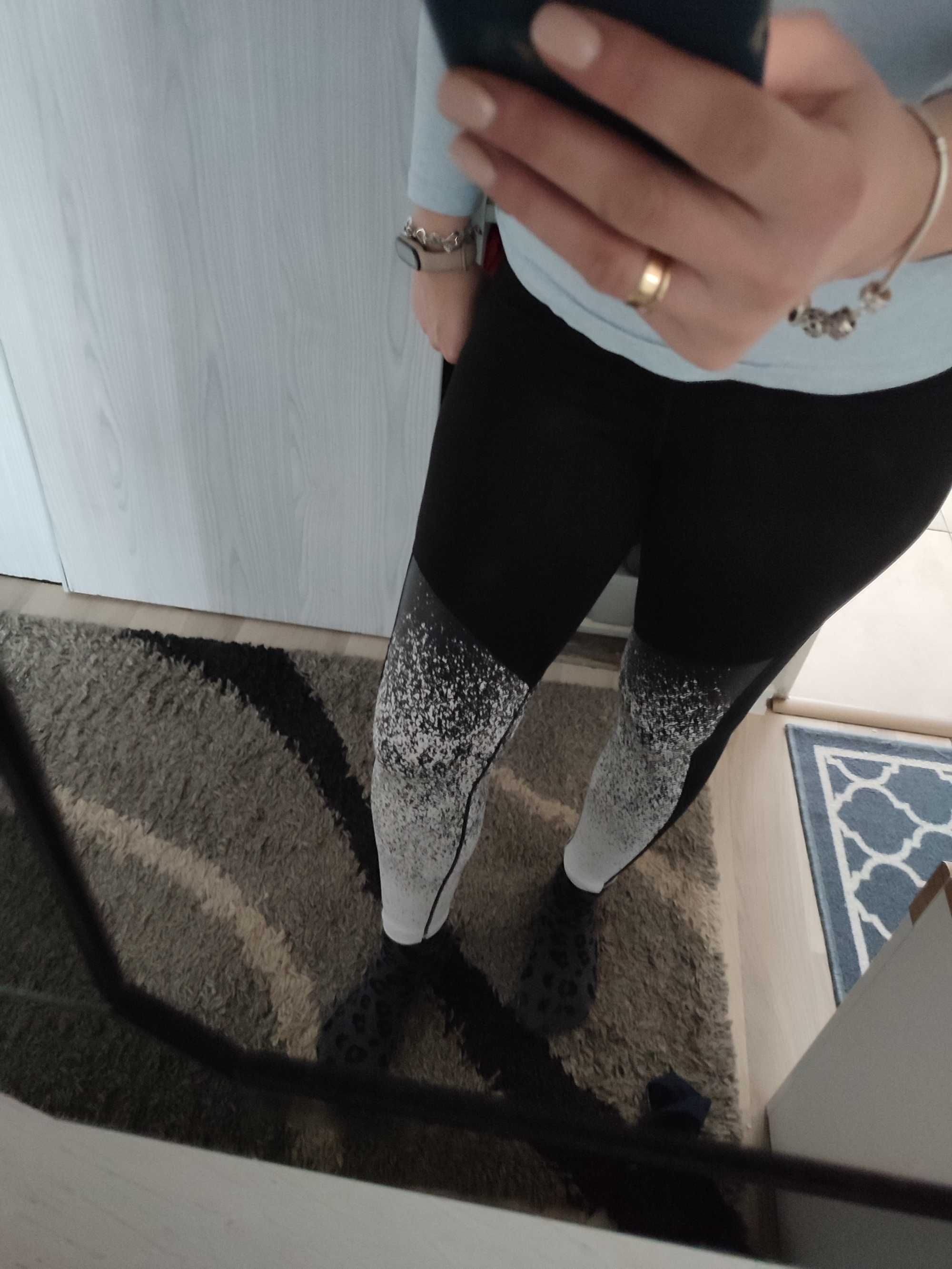 H&m, sport, roz. 38, legginsy sportowe