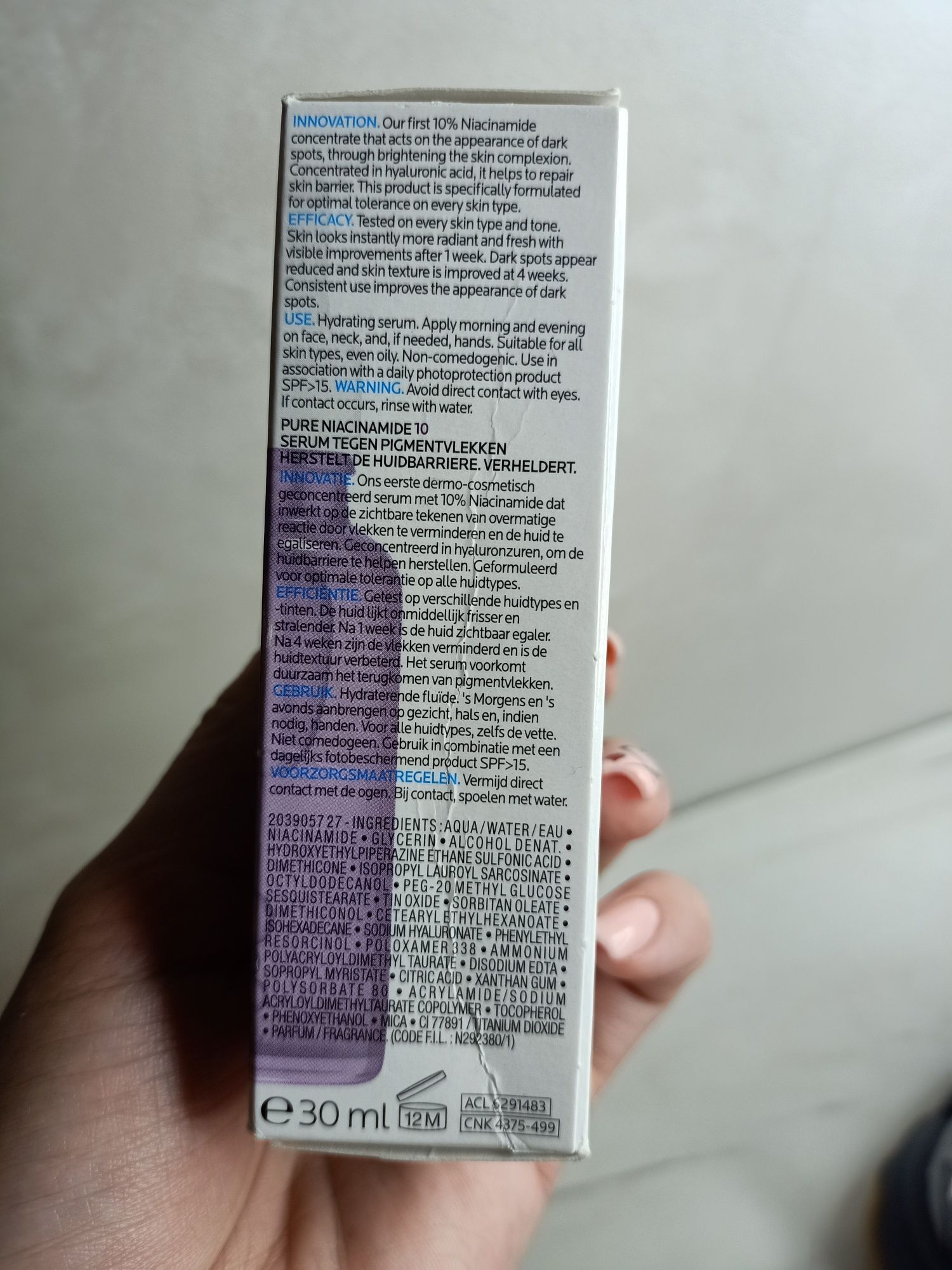 ОРИГІНАЛ La Roche-Posay Niacinamide 10 serum