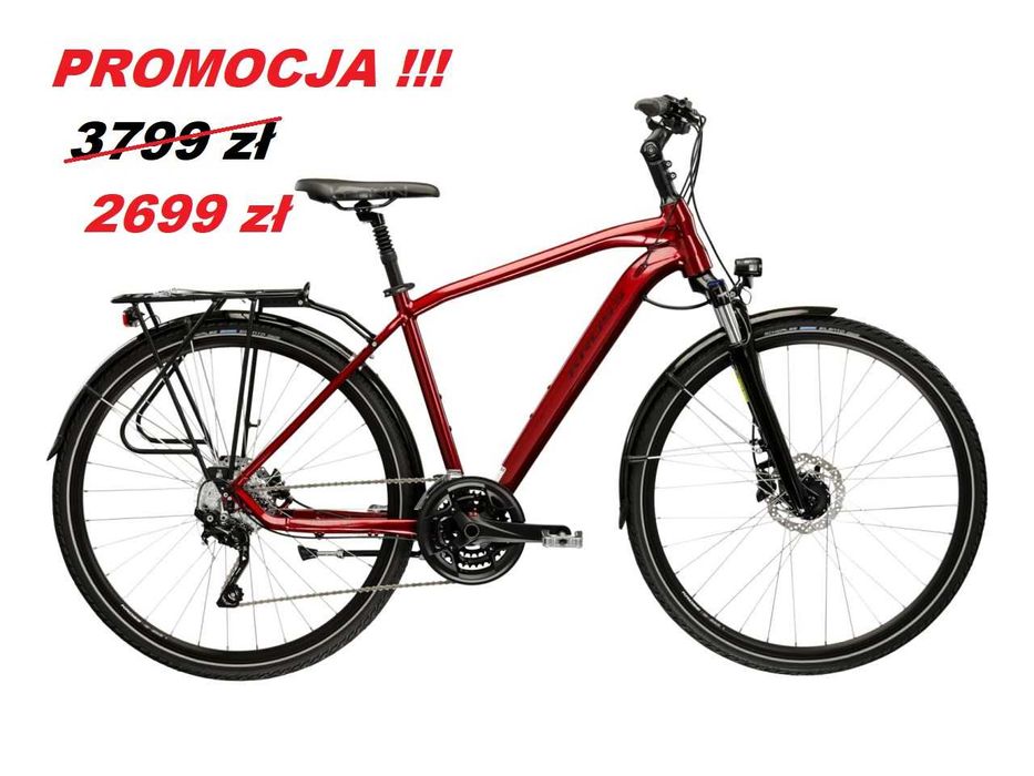 PROMOCJA !!! Rower Kross Trans 9.0 2025 koła 28" rama 19"/21"