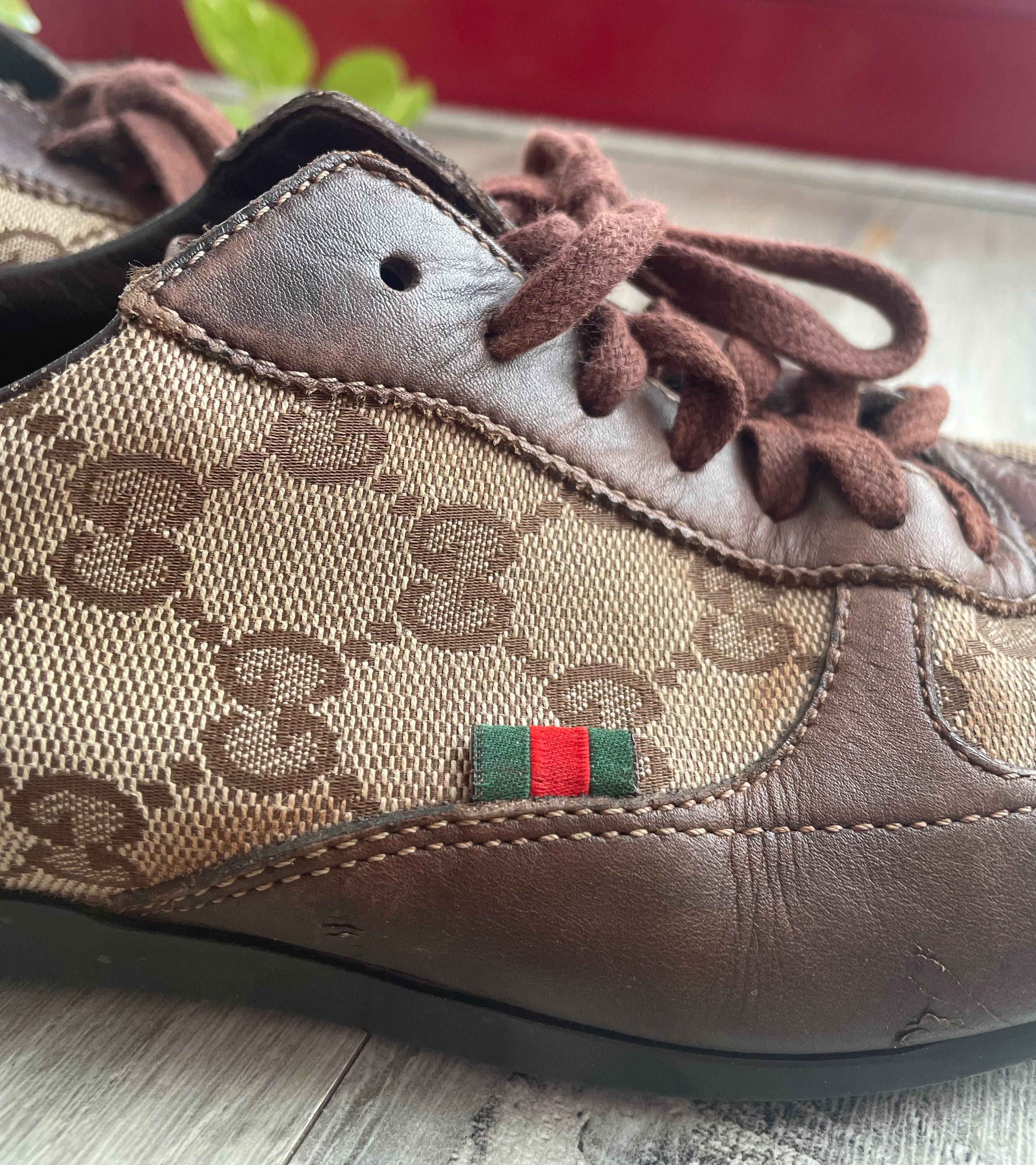 Sapatilhas usadas da Gucci