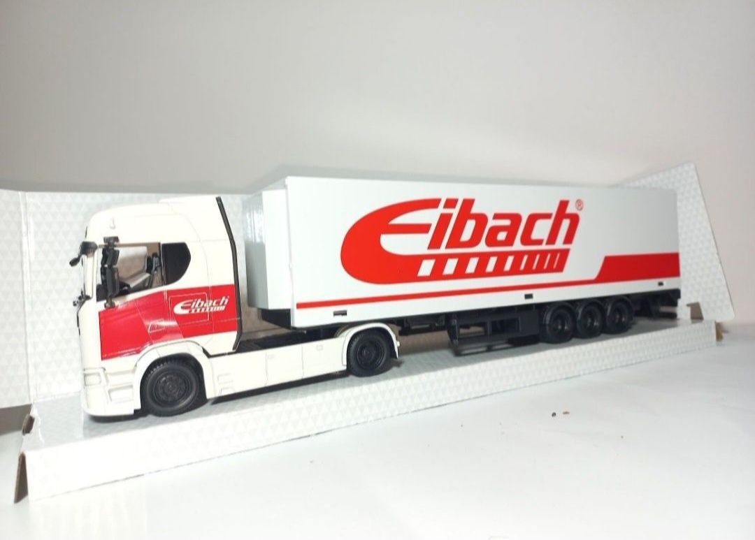 Bburago tir  Scania Eibach, ,skala 1:43.