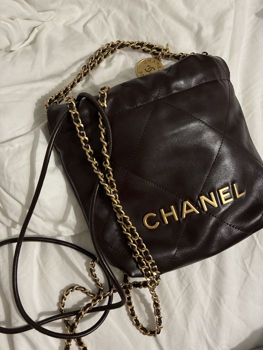 Torebkaa chanel skóra naturalna mała
