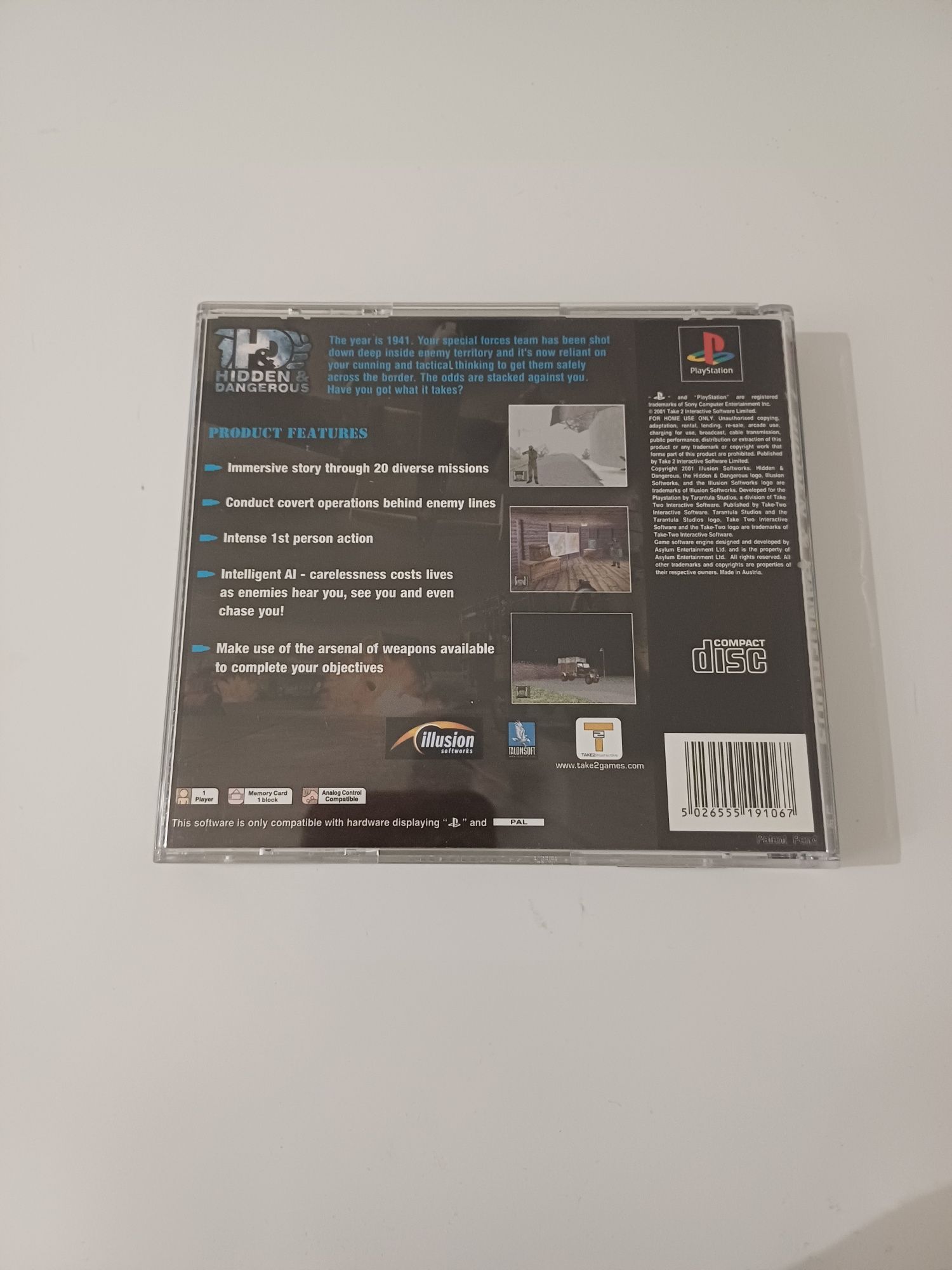 Hidden & Dangerous Sony PlayStation PS1