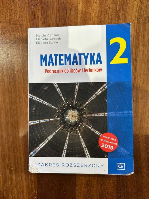 Matematyka 2 podręcznik zakres rozszerzony Liceum Technika LUBLIN
