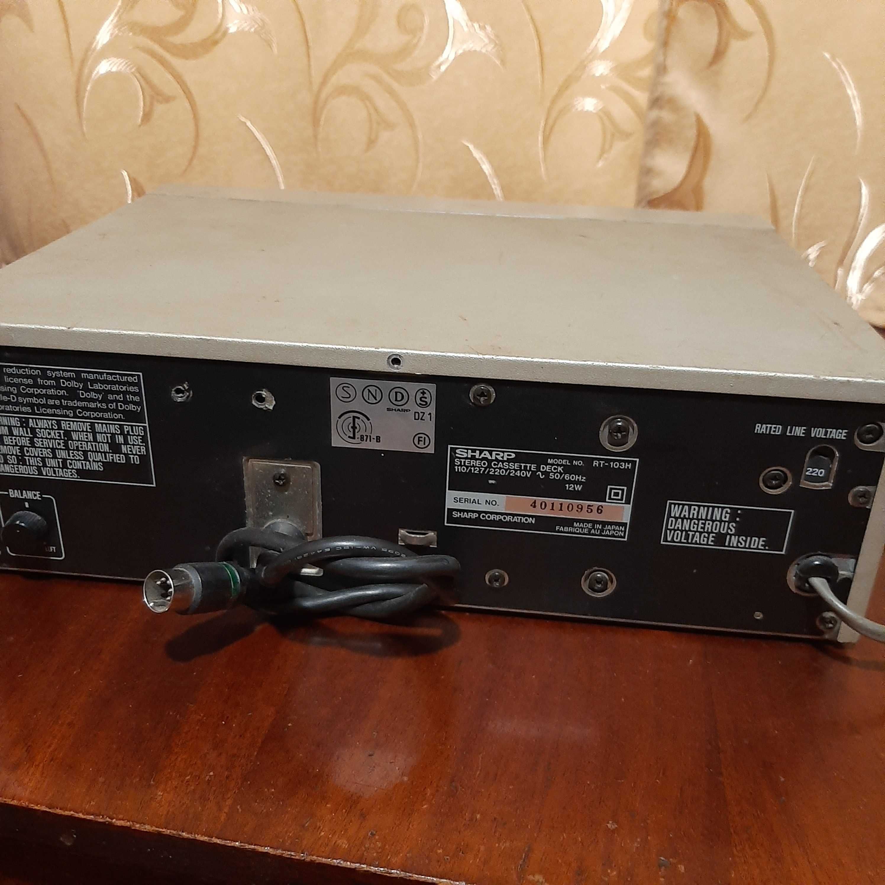 Кассетная дека Шарп Sharp rt 103h