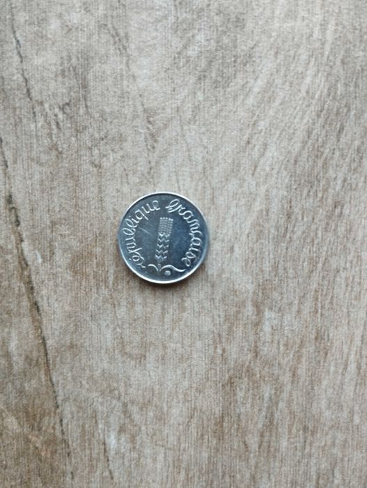 Moeda 1 centime francês
