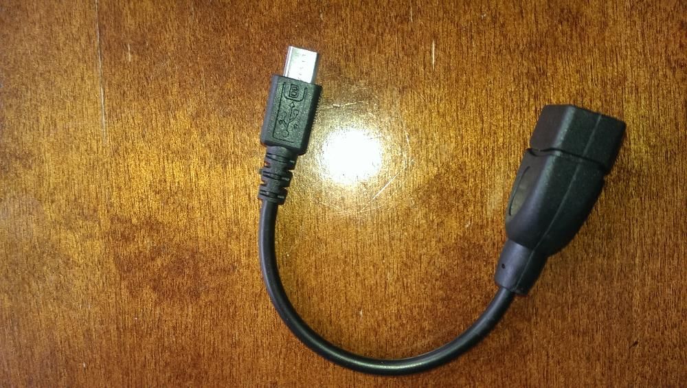 OTG - Przejściówka microUSB na USB oraz przedłużacz USB
