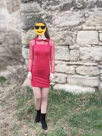 Червона сукня бомба красное платье