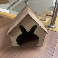 Drewniany domek dla królika świnka morska gryzoń