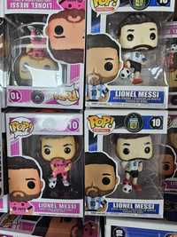 Messi e outros funko Pop futebol