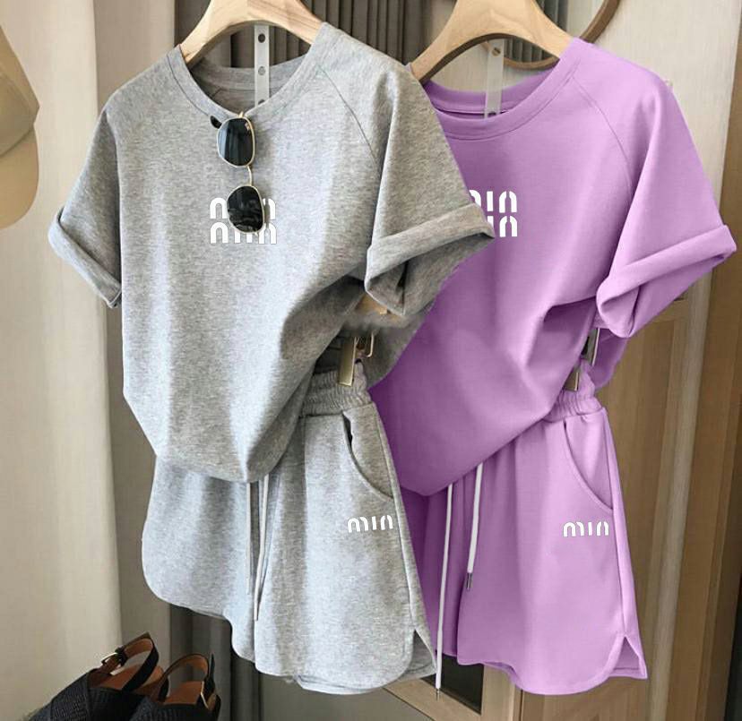 Літній костюм футболка плюс шорти Miu miu