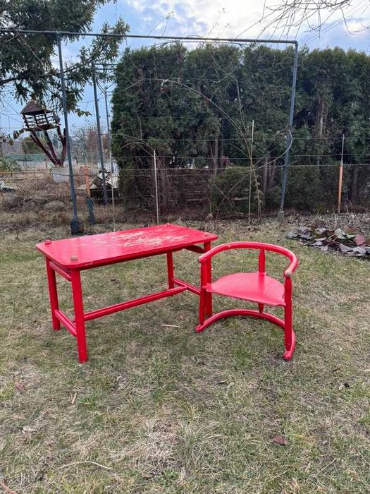 Stolik i krzesełko Karin Mobring "Anna" Ikea lata 60 - vintage design