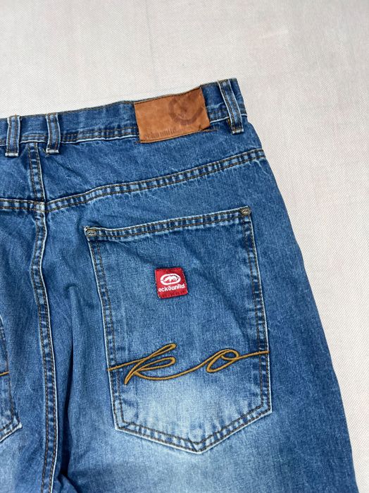 Baggy Spodnie Ecko Unltd big logo y2k vintage