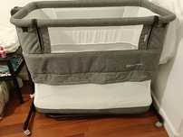 Berço Nest Grow Kinderkraft cinzento
