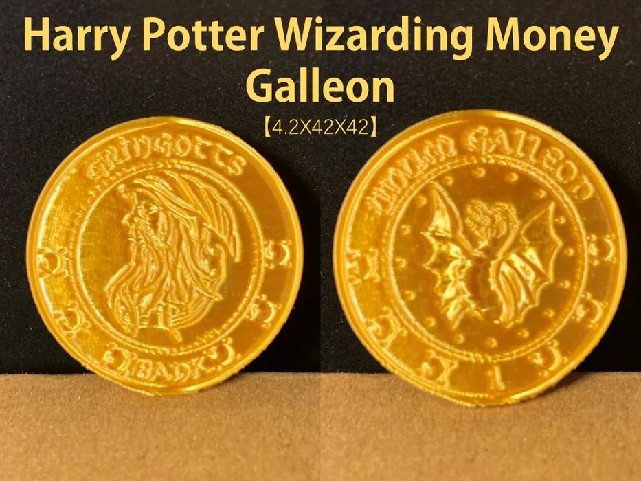 Moeda Dourada Harry Potter - Galleon