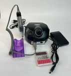 Фрезер для манікюру Nail Master ZS-601, ОРИГ 65Вт 45000 об/хв, Чорний