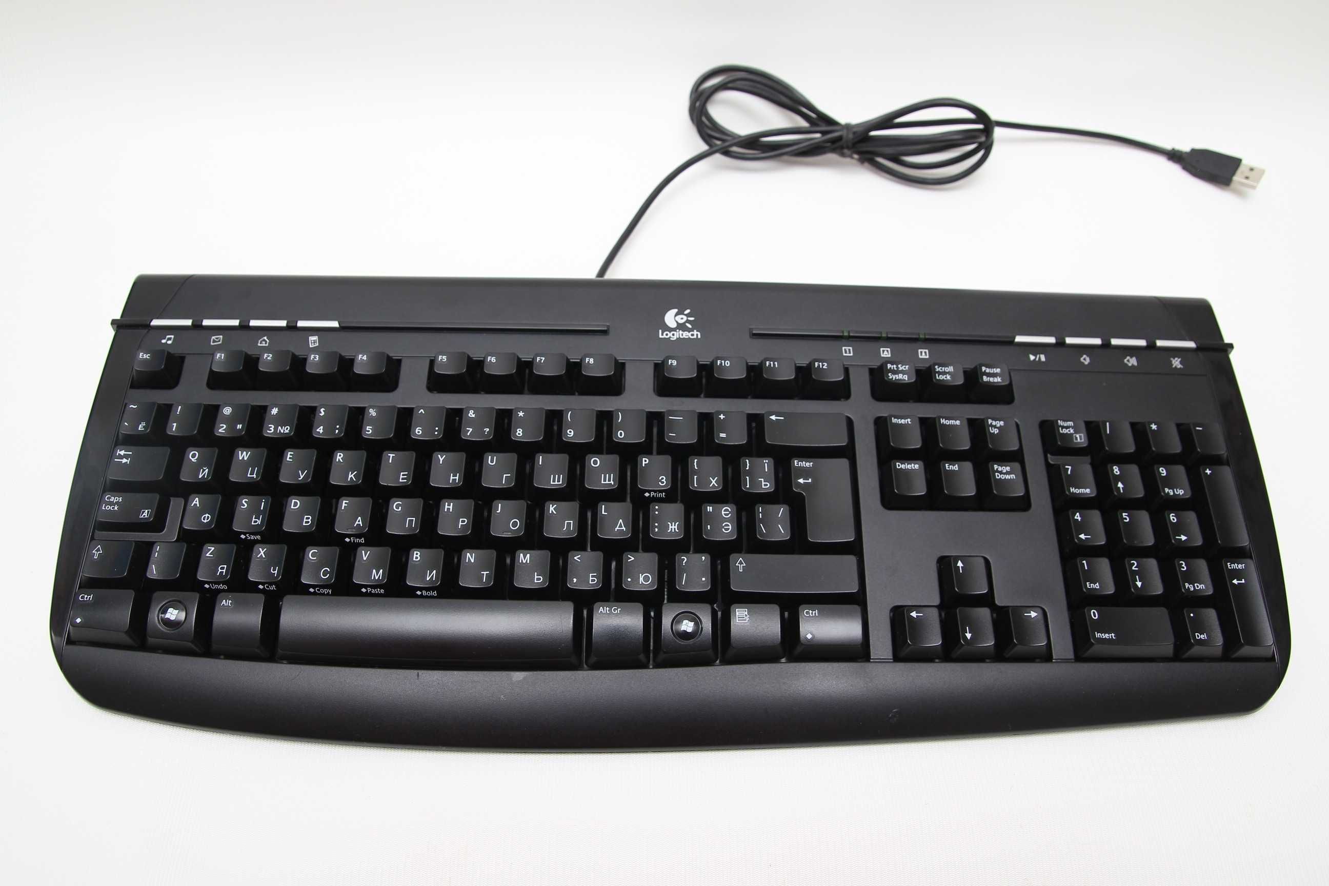 Дротова клавіатура Logitech Internet 350 Keyboard, провідна