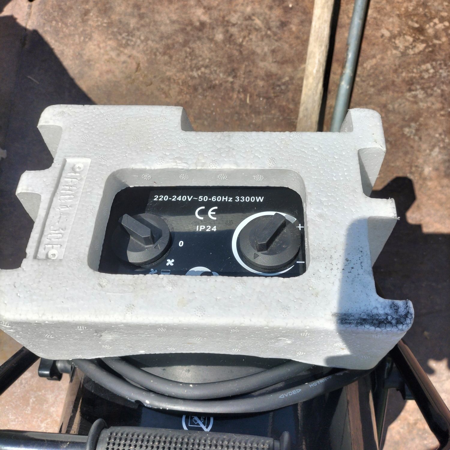 Aquecedor industrial, termostato, para espaços grandes