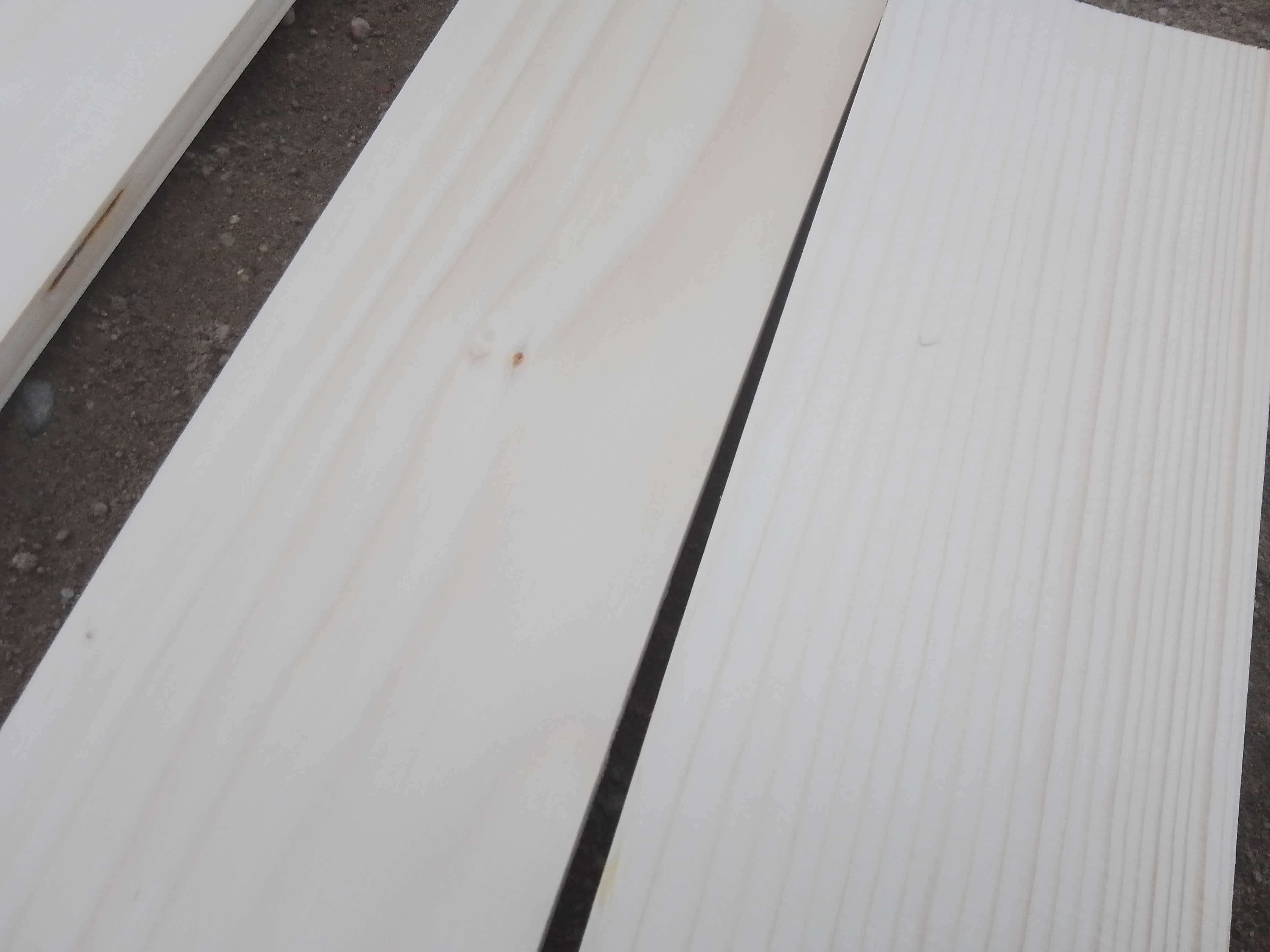 Drewniane deski 120 cm, heblowane, świerkowe