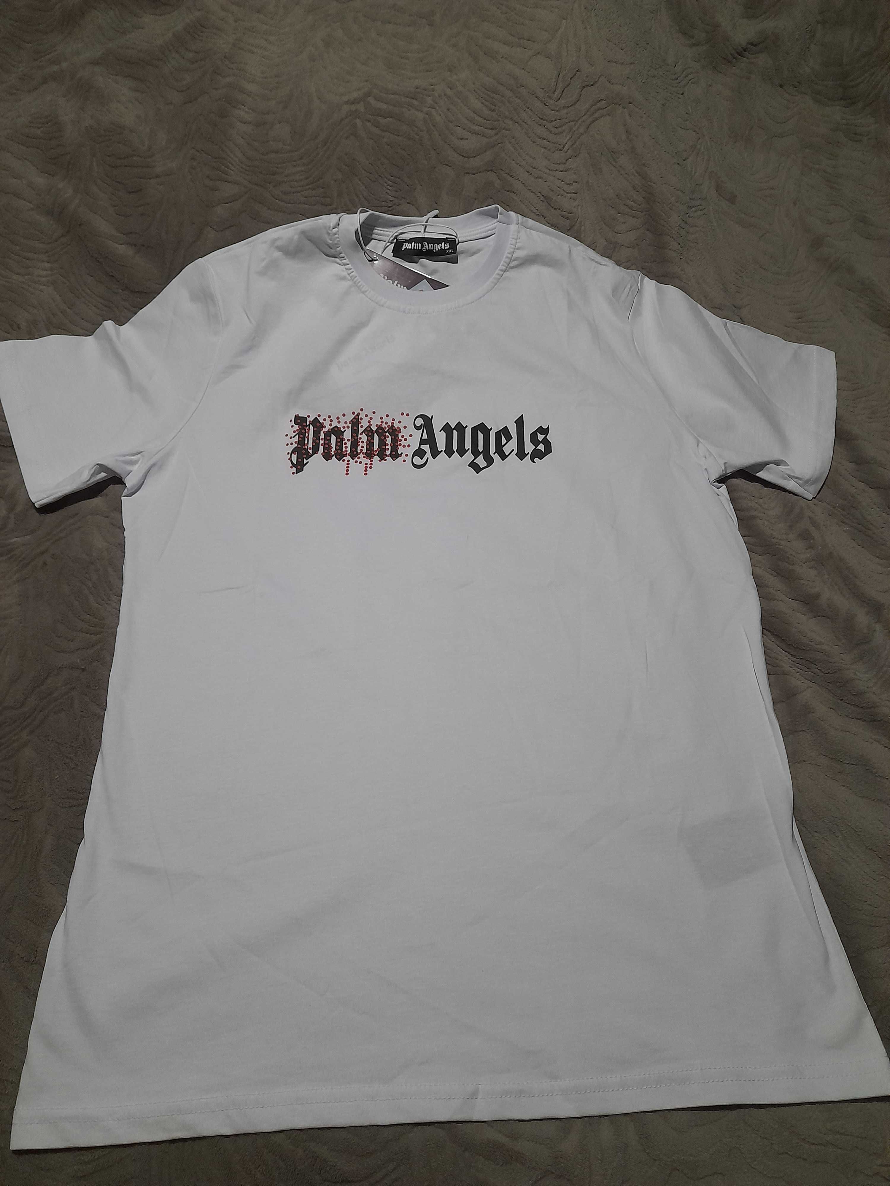 Palm Angels tshirt meski rozm.  2xl kolor biały bawełna nowy