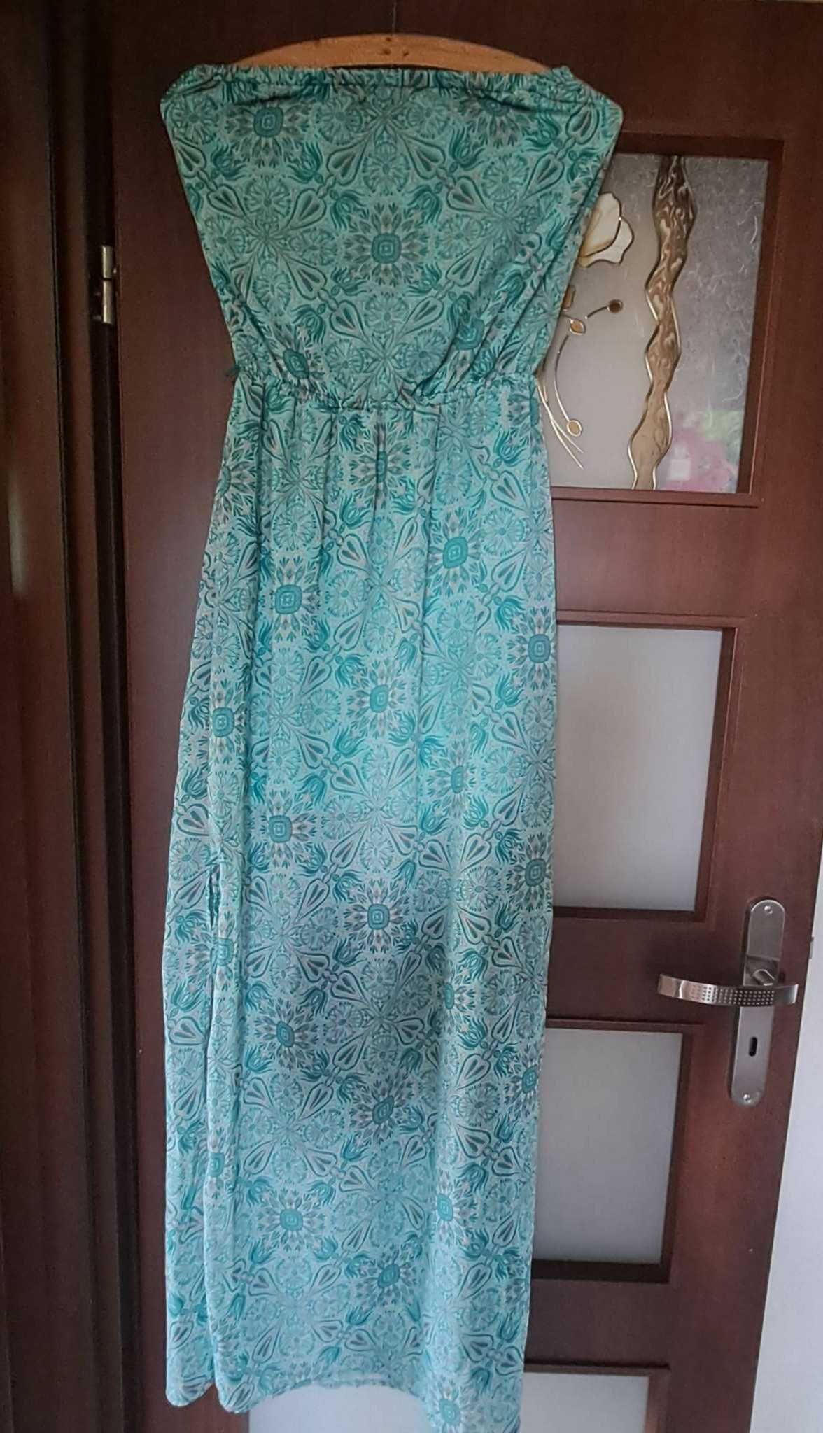 Długa suknia na lato