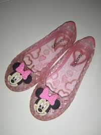 Różowe buty buciki baletki balerinki pantofelki Myszka Minnie 28