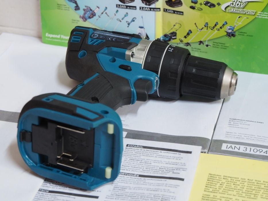 MAKITA DHP 484 wkrętarka z udarem Brushless 18v bez baterii ladowarki