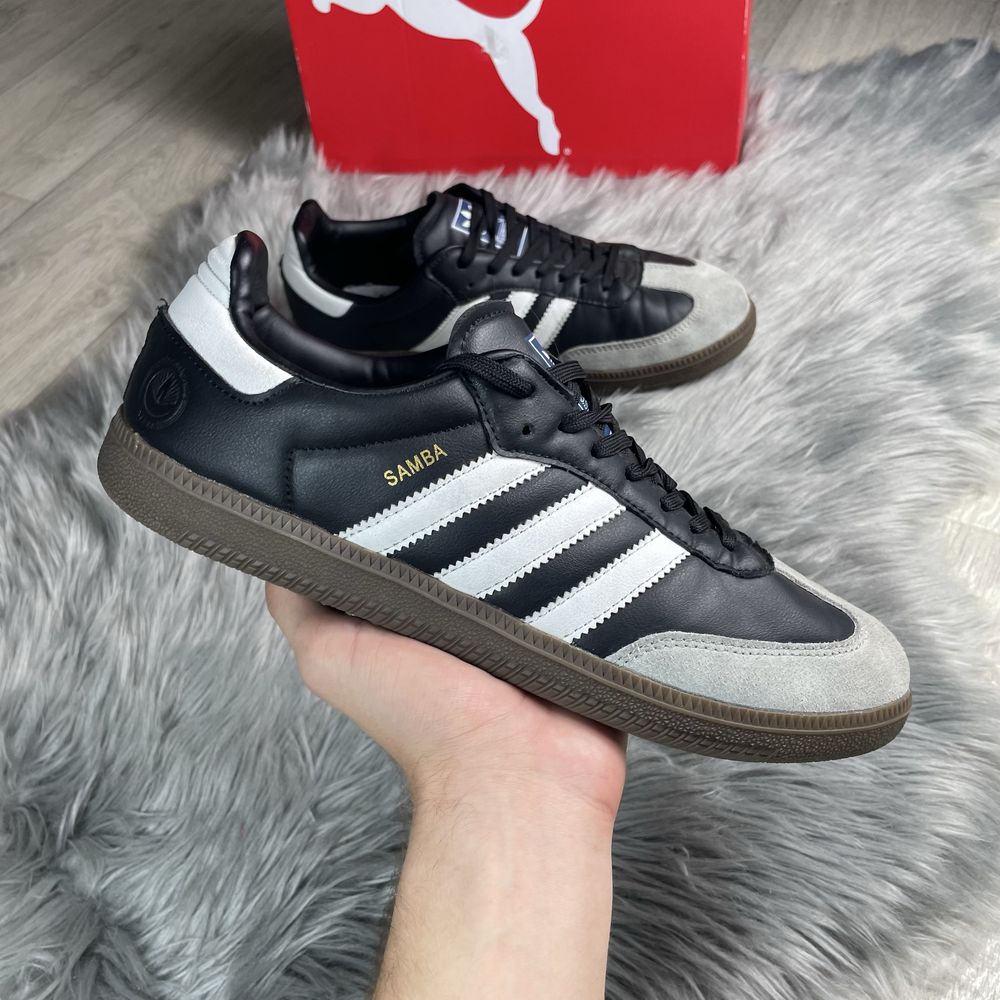 Кросівки чоловічі Adidas Samba чорні, 45р