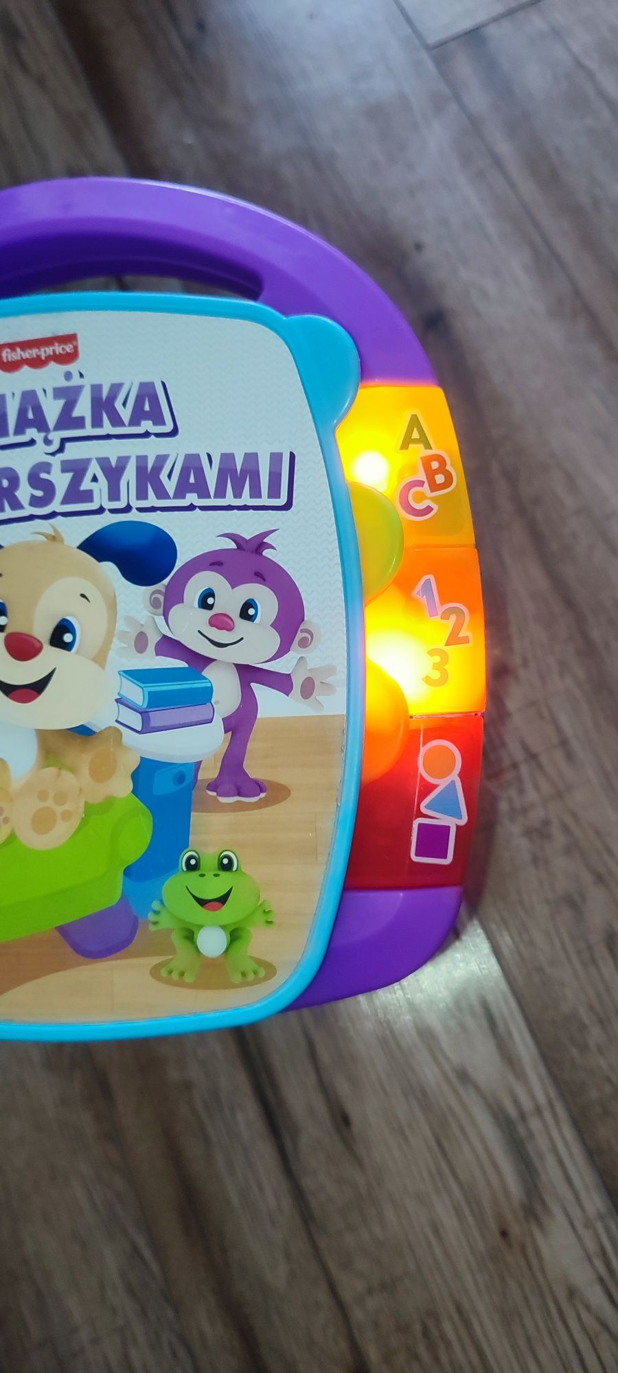 Książka z wierszykami Fisher Price jak nowa