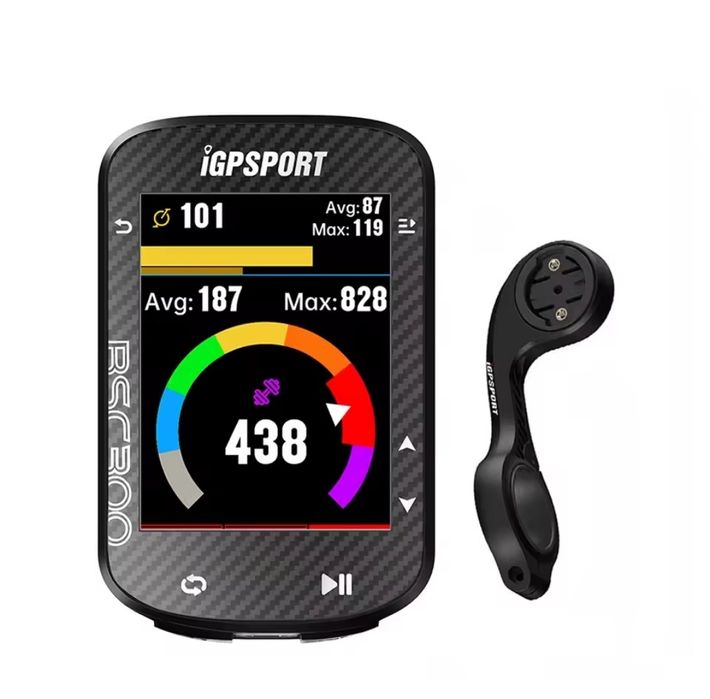 Zestaw nawigacja licznik GPS iGPSPORT BSC300 + uchwyt M80
