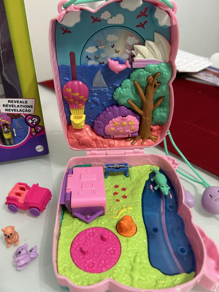 Polly Pocket Koala torebka zestaw akcesoria stan bdb
