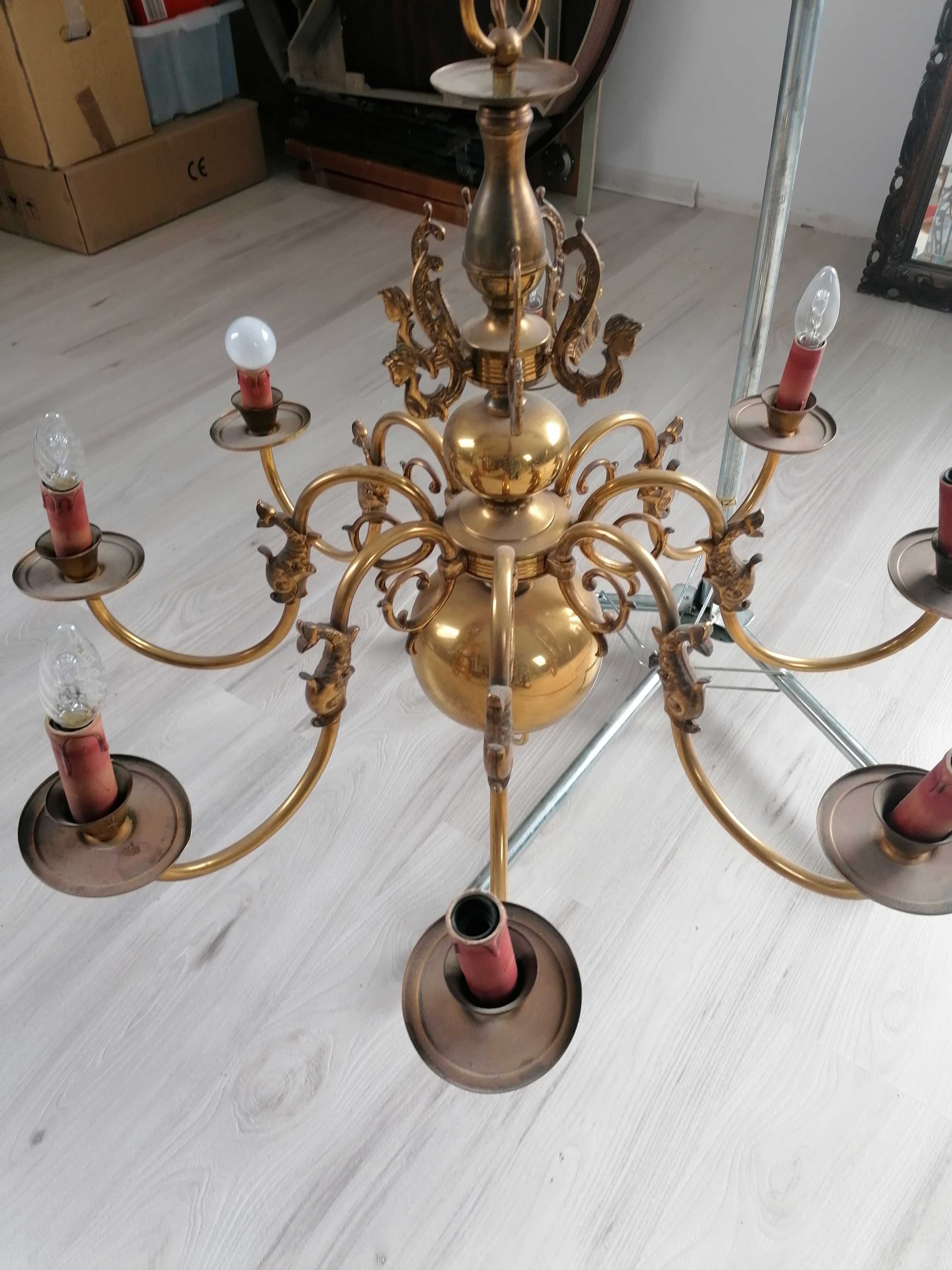 Flamandzka antyczna lampa wiszaca