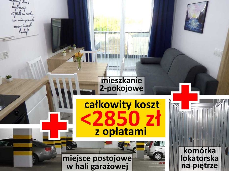 REZERWACJA 2 pokoje +garaż+komórka blok 2023 Kapuściska ul.Filmowa