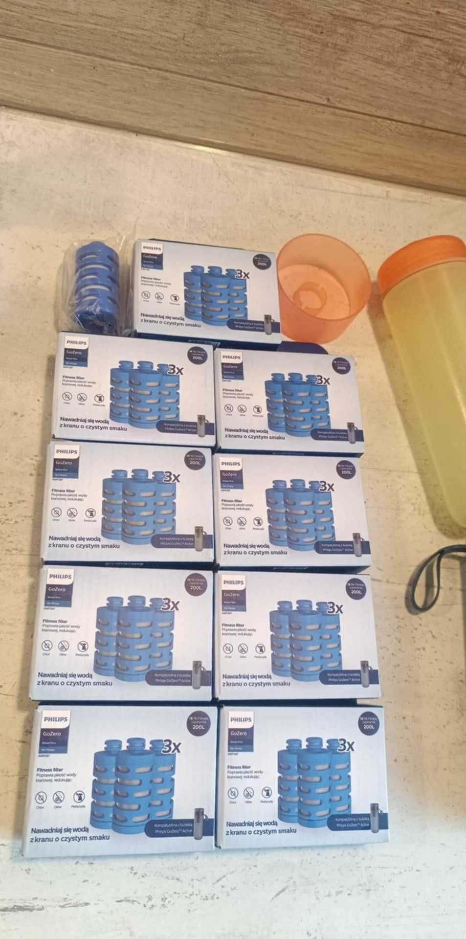 zestaw PAKA Filtry do butelek PHILIPS GoZero 9 x 3szt + gratis