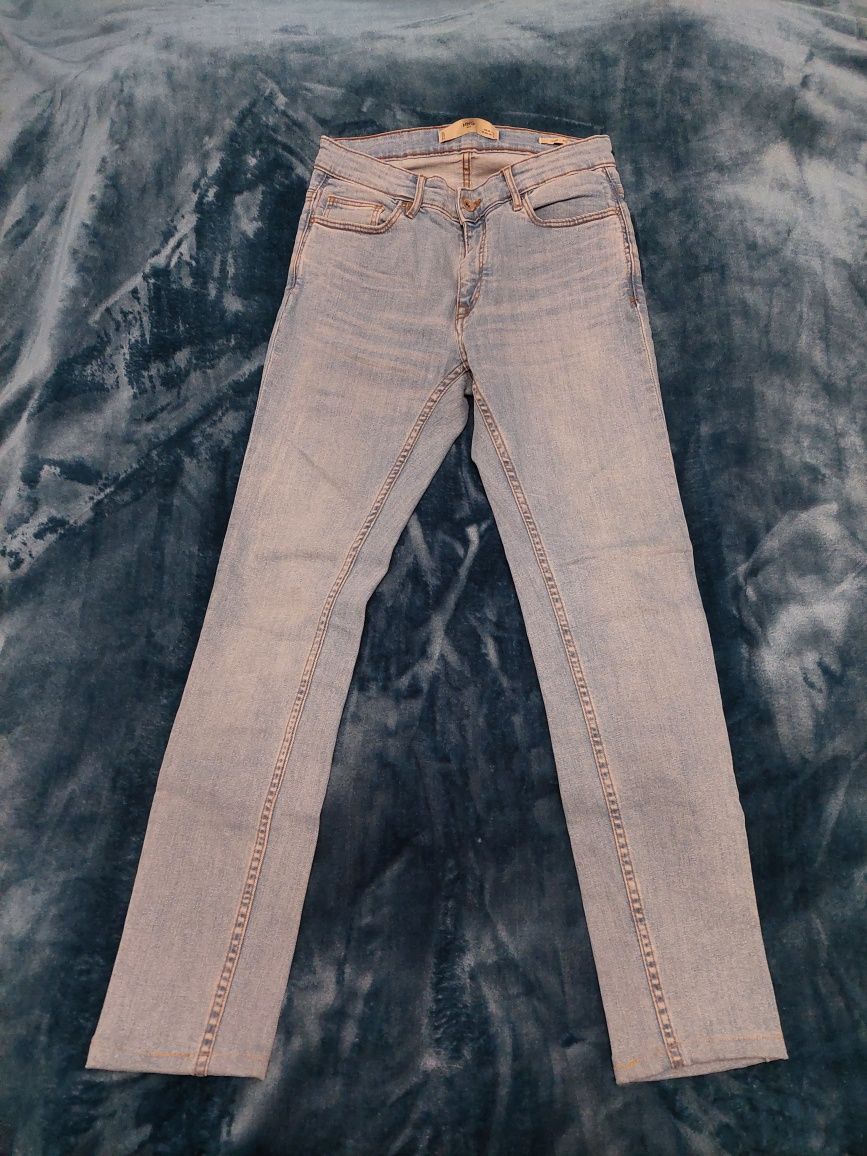 Spodnie jeans Mango błękitne rozmiar 38