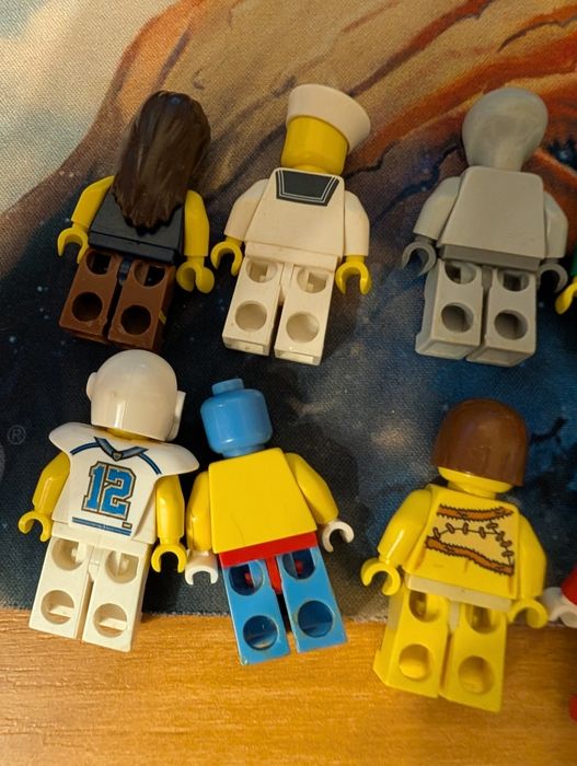 Figurki LEGO cmf uszkodzone różne