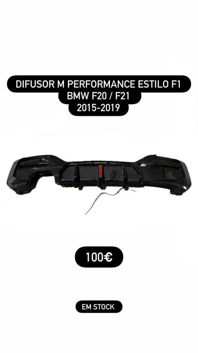 DIFUSOR M PERFORMANCE ESTILO F1 BMW F20 / F21 2015 a 2019