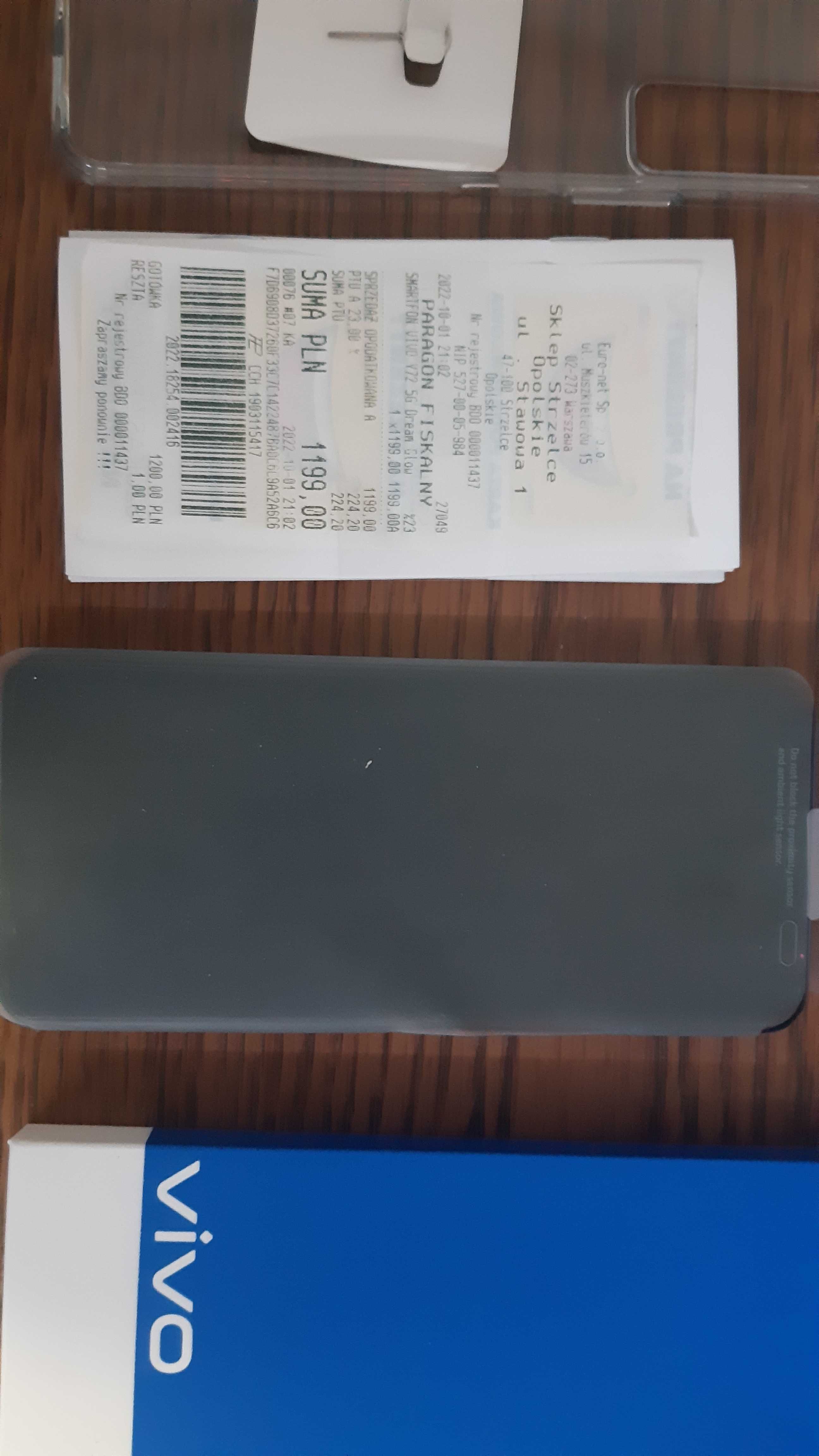 Nowy Vivo Y72 5G 8gb/128 gwarancja