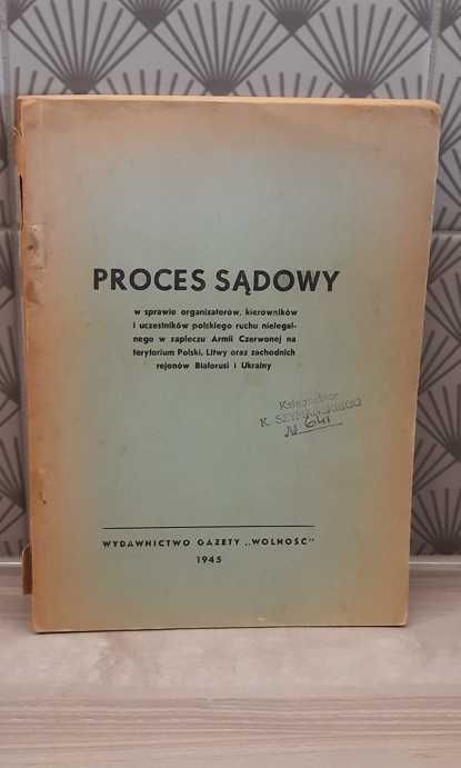 Proces sądowy .. ruchu nielegalnego w zapleczu Armii Czerwonej ...