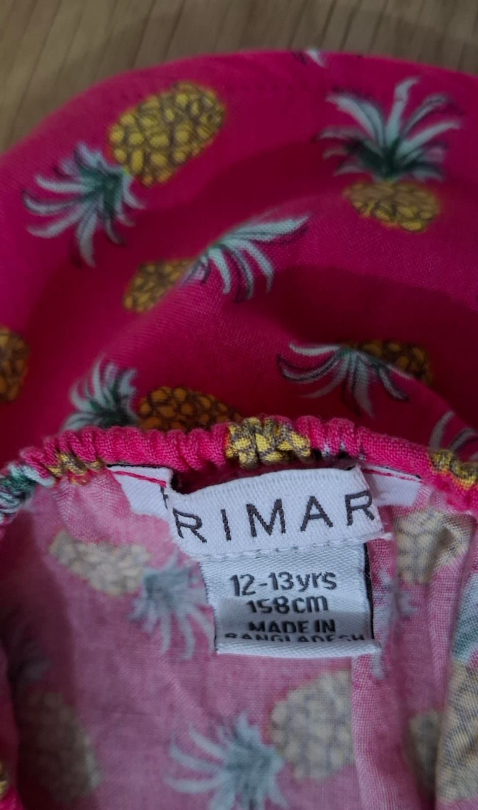 T-Shirt Estampado Ananás: Tam 12-13 Anos