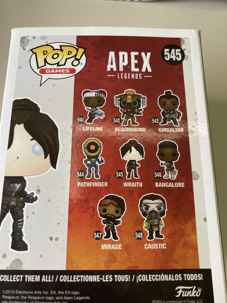 Pop games apex legends wraith