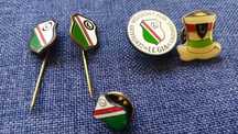 Legia Warszawa Zestaw Odznaki Wpinki Przypinki $$$