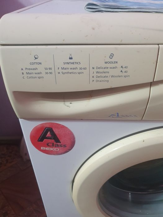 Стиральная машина beko, вертикальная загрузка, б у 2000 гр
